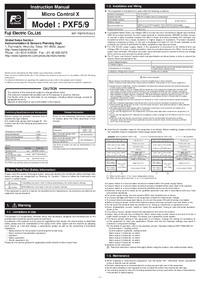 Thumbnail of document Manual - PXF9 Temperature Controller
